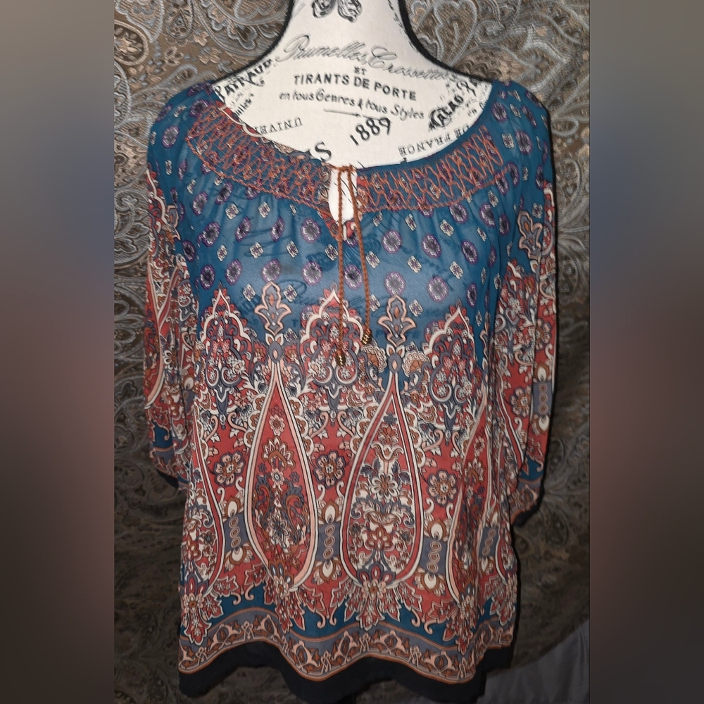 Bohemian Paisley Blouse